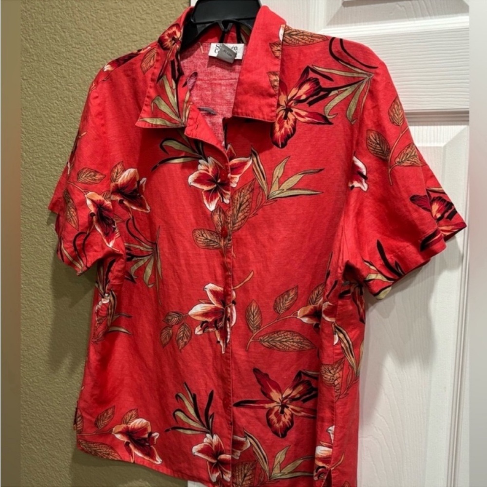 Style & Co. top blouse button up shirt size 16